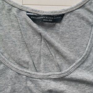 jersey Grey tank top small